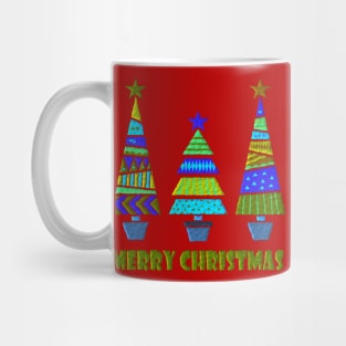 Festive Christmas Trees Mug